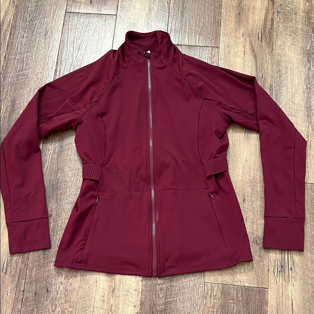Fabletics Deep Red Utility Jacket